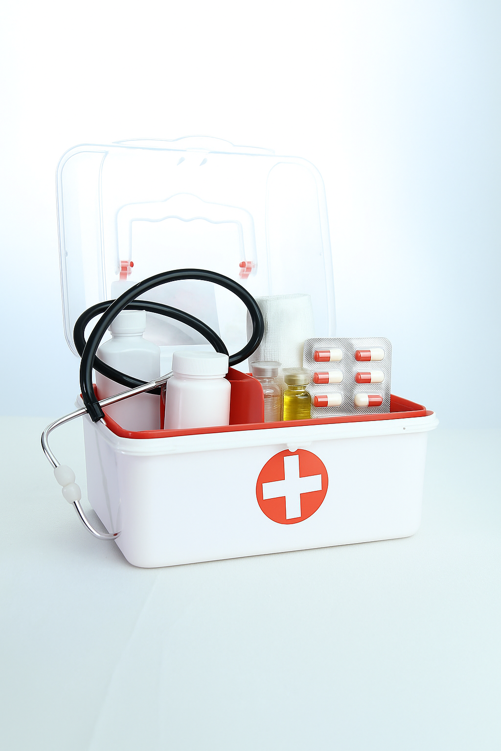 First Aid Mini Medicine Kit Box