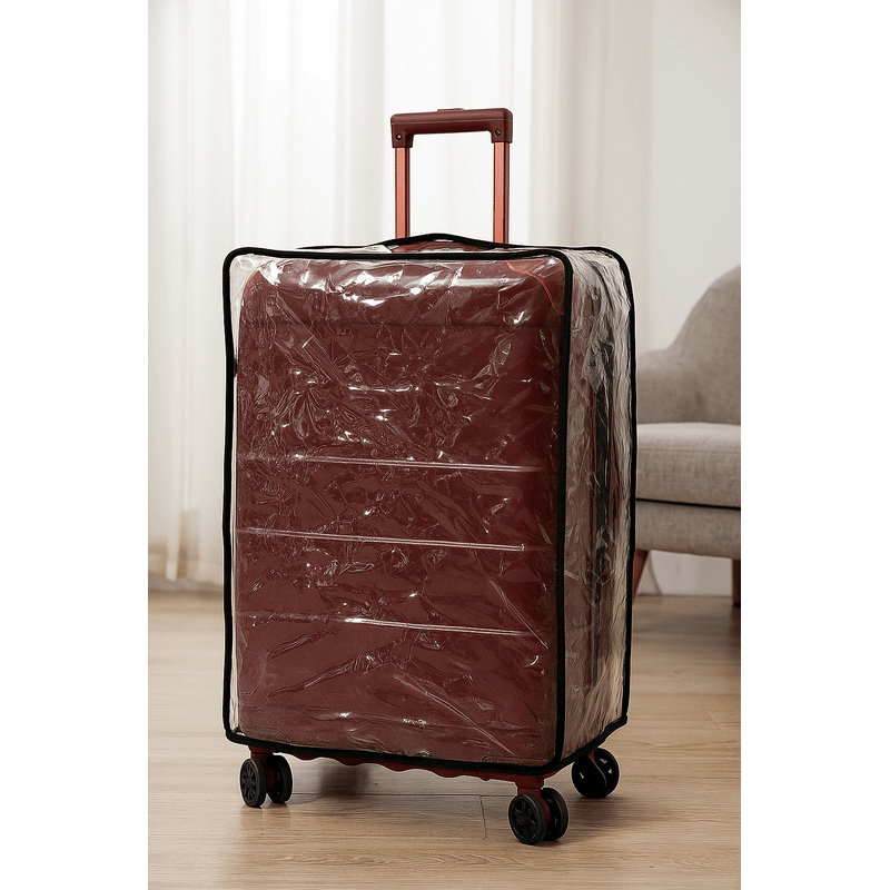 Transparent Luggage Trolley Waterproof Cover, Dust Proof Suitcase & Trolley Bag Cover
