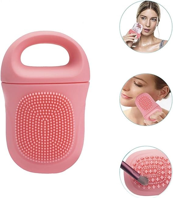 3-in-1 Facial Ice Roller – Cold Therapy Massager for Skin Tightening, Puffiness Relief & Relaxation