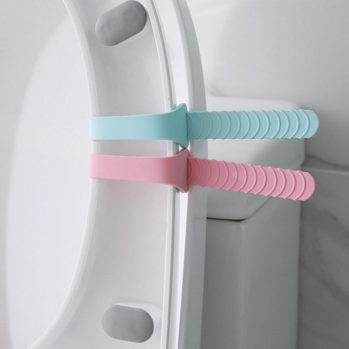 4 Pcs Toilet Seat Lifter Band, Foldable Toilet Cover Seat Lid Lifter Handle Bathroom Accessories