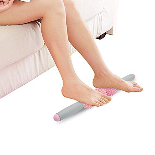 Fitness Massage Stick – Muscle Therapy Roller with 3 Spiky Ballsage Tool