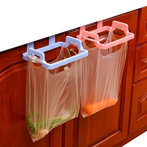 Garbage Bag Napkin Hanger, Kitchen Plastic Garbage Bag Holder, Dustbin, Towel Rack, Bathroom, Office ( Pack of 2Pcs, Only Hanger)