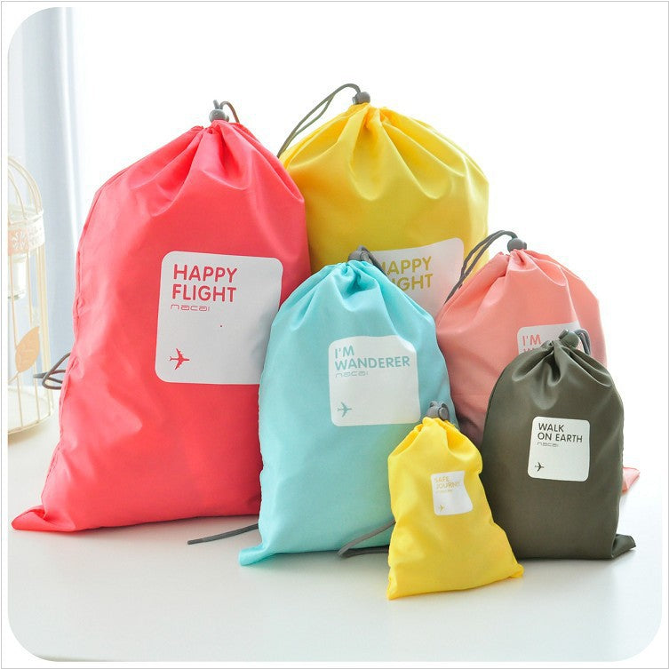 4 Pcs Waterproof Shoe & Laundry Bag