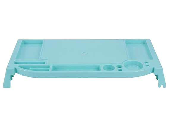 Desktop Organizer Rack Office Supply Holder/Office Computer Desk Supply Caddy Tray- Blue