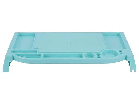 Desktop Organizer Rack Office Supply Holder/Office Computer Desk Supply Caddy Tray- Blue