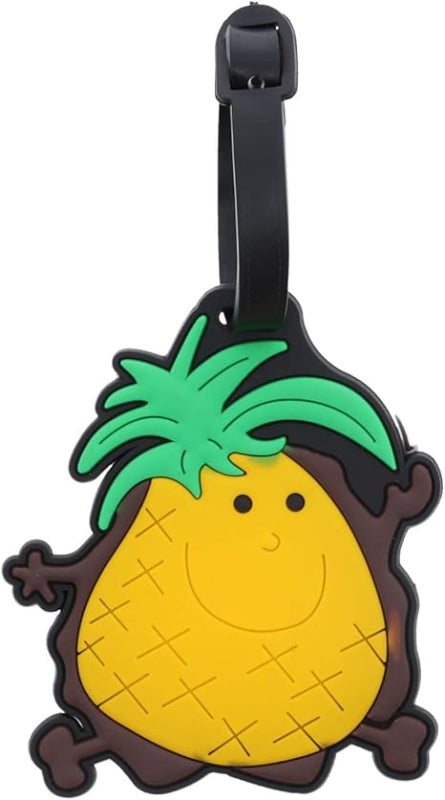 Cute Fruit Luggage Tag – Fun Travel ID Tag for Suitcases & Bags (Random Fruit)