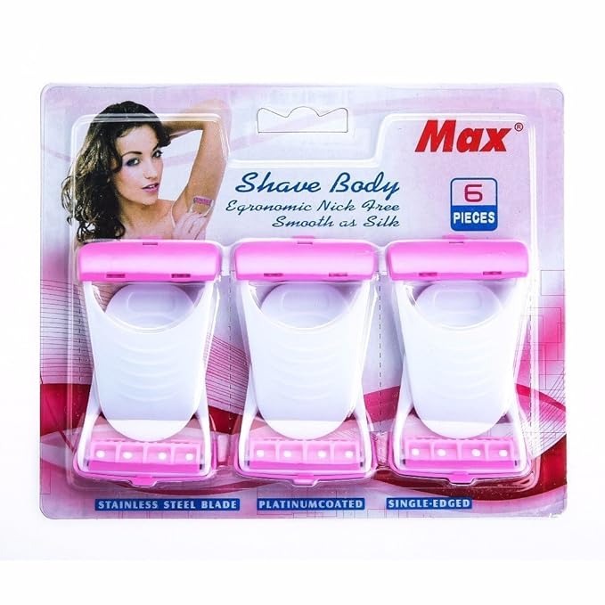 Max Shave Body Shaving Razor (6 Pcs)