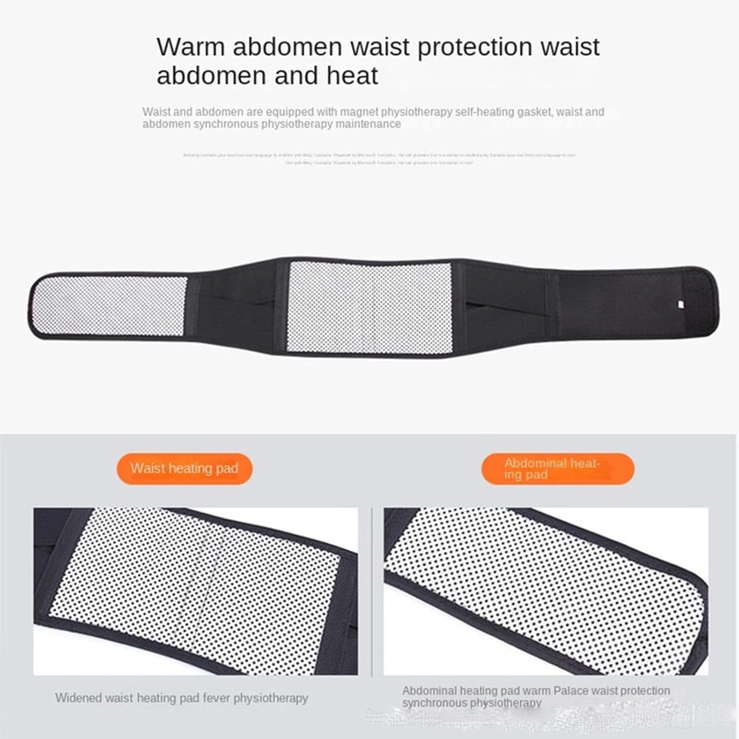 Acupressure Self-Heating Lumbar Support Belt for Pain Relief & Posture Correction