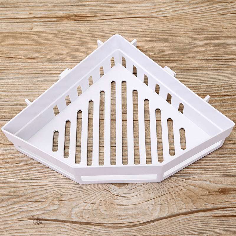 1 Pc Triangular Bathroom Corner Storage Rack Storage Shelf Bathroom Shelf