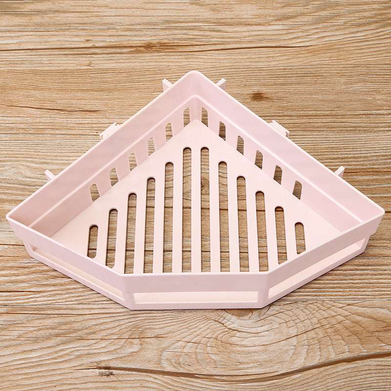 1 Pc Triangular Bathroom Corner Storage Rack Storage Shelf Bathroom Shelf