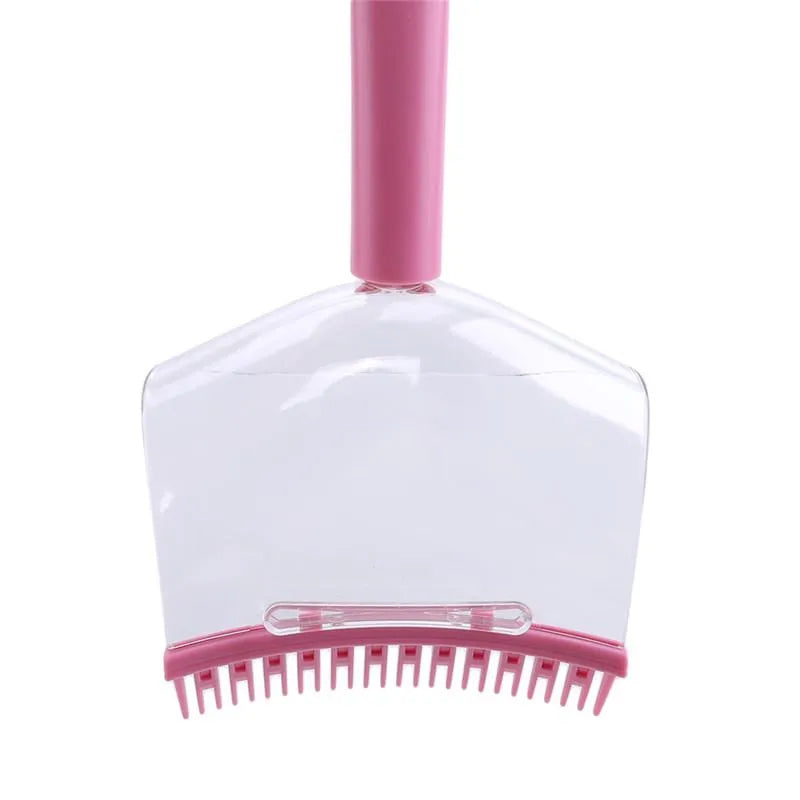 Home Haircut Bangs Guide Tool – 2-in-1 Comb and Face Shield for Safe & Precise DIY Fringe Trimming – Ideal for Women, Girls, and Stylists