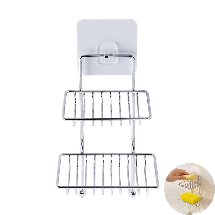 Double Layer Stainless Steel Soap Holder