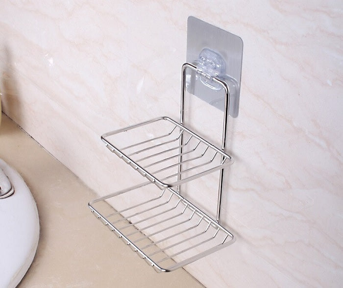 Double Layer Stainless Steel Soap Holder