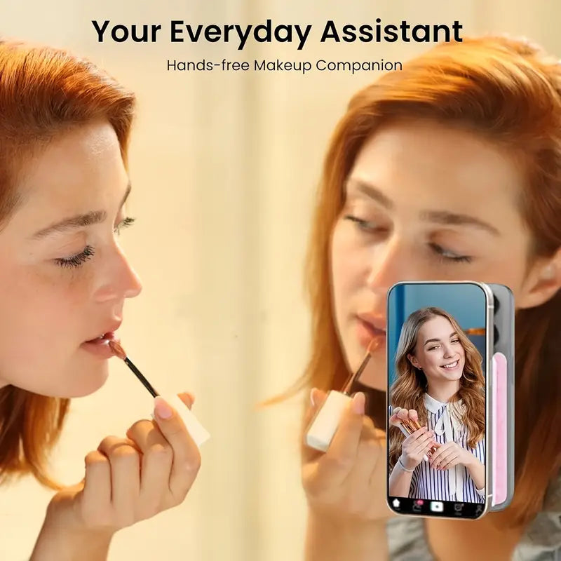 Double sided Silicone 24 Capsules Suction Cup Holder - Multifunctional Anti-Slip Adhesive Phone Holder Pad Powerful Grip for iPhone and Android (Random Color)