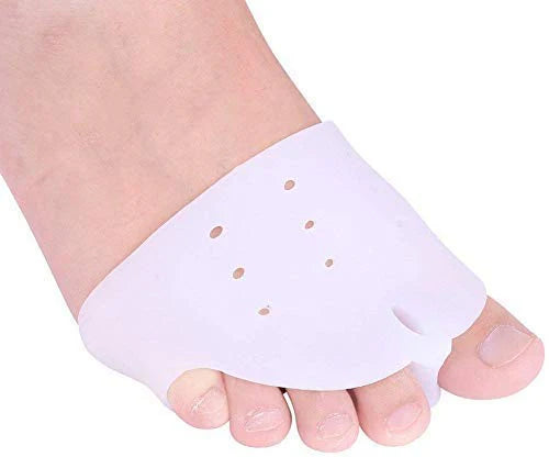 Silicone Gel Heel Pad Socks Pain Relief For Men and Women || Silicone Foot Fingers Toe Separator Thumb Valgus Protector Guards Pads Socks Feet Care