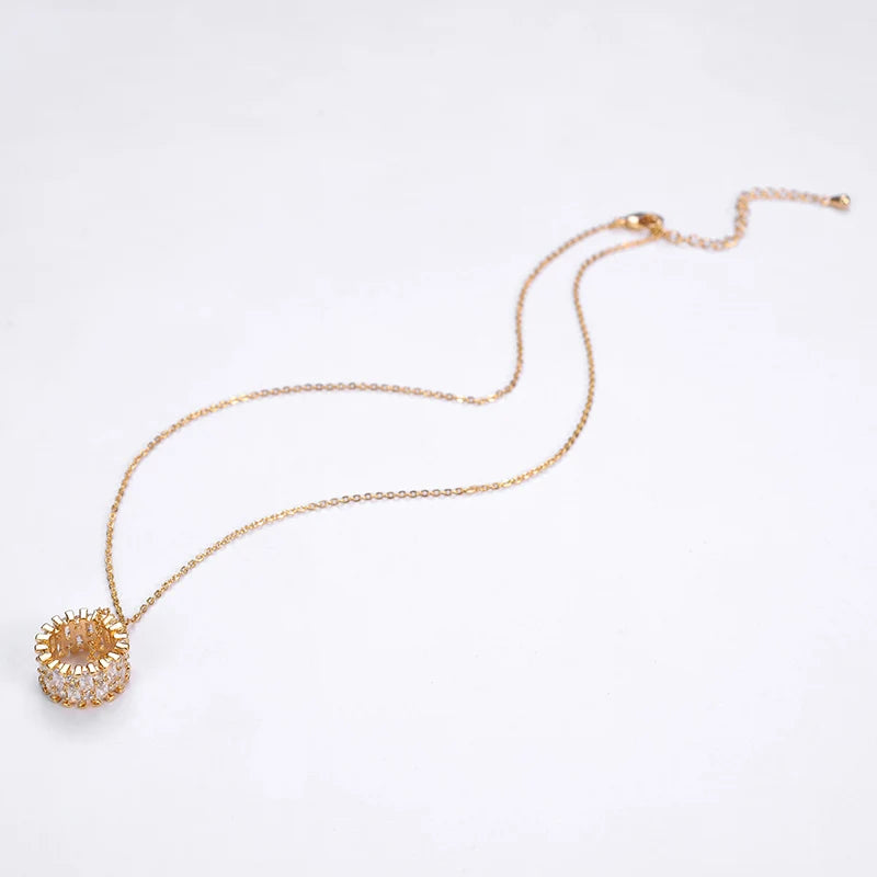 Conjuntos de jóias hadiyana colar brinco conjunto para mulheres simples elegante festa presente zircão romance design cn1013 haar sieraden bruiloft