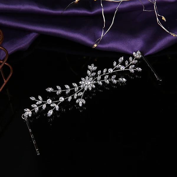Crown HADIYANA Romance Bridal Headpiece Women Wedding Hair Accessories Hair Pins Zirconia luxury jewelry BC5669 Diadema Joya