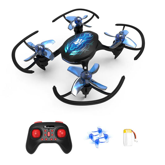 Easy Toy CYBER-REX Thrillmotion Mini RTF Drone RC Nano Quadcopter Altitude Hold/360 Flip/Headless Mode For Kids & Adults Beginne