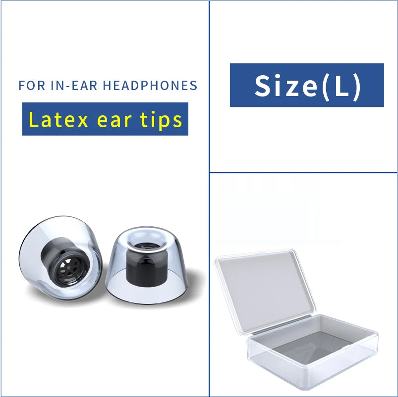 Latex Ear Tips for Beats Studio Buds Buds+ Eartips B&O Beoplay E8 3rd Gen E8 2.0 E8 Sport Earbuds Tips Anti-Slip