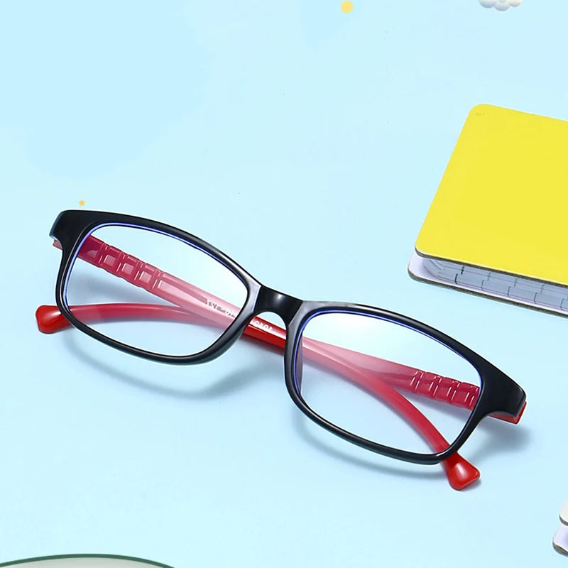 New children's small frame plain glasses lens fashion trend Korean version anti blue light glasses mobile phone glasses