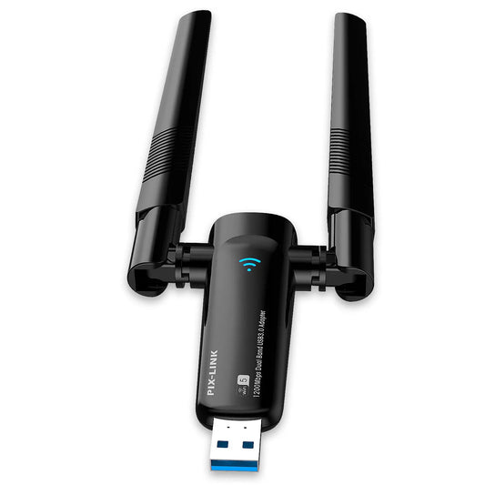 Usb 3.0 repetidor sem fio wifi placa de rede dupla-frequência 5g com sinal de antena que recebe o transmissor sem motorista