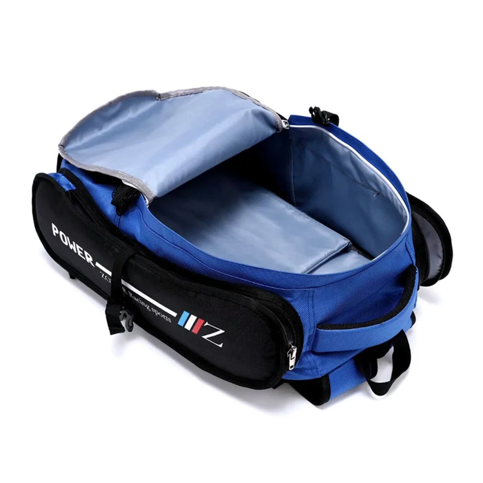 Waterproof oxford cloth roller skates backpack shoes bag for inline speed skates slalom skateing adult and children general