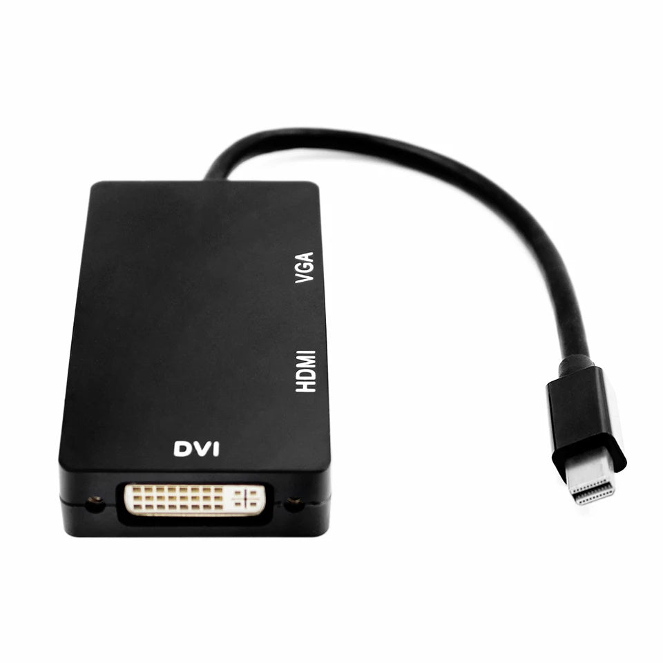 Mini DisplayPort to HDMI VGA DVI Adapter Thunderbolt 2 HDMI Converter Mini DP Cable for Surface Pro 4 Mini DisplayPort