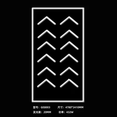 Luzes LED para carro cuidado, Auto detalhando oficina luz, GE8001, melhor venda