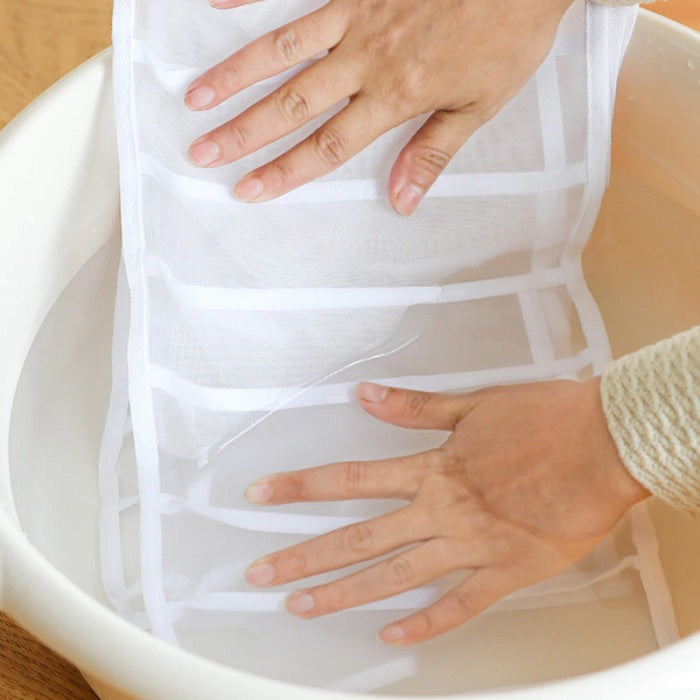 7 Compartment Transparent Storage Clothes Organiser (Heavy Quality), Clothes Wardrobe Organiser for Shirts, Jeans