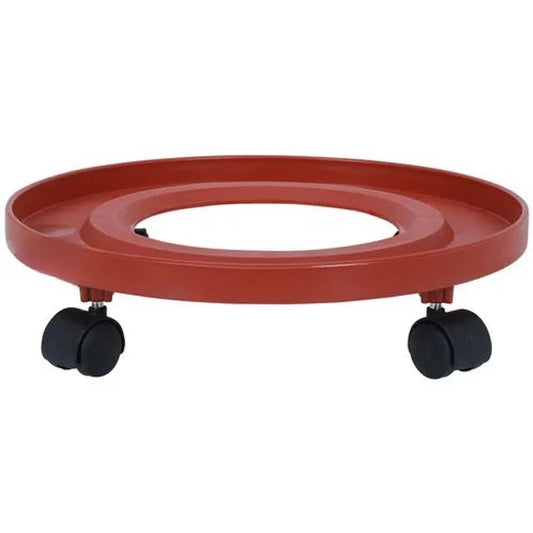 Gas Cylinder Trolley with Wheels, Movable LPG Gas Cylinder Stand Trolley with 360° Rotating Wheels, Heavy-Duty, Durable Design, Easy Movement