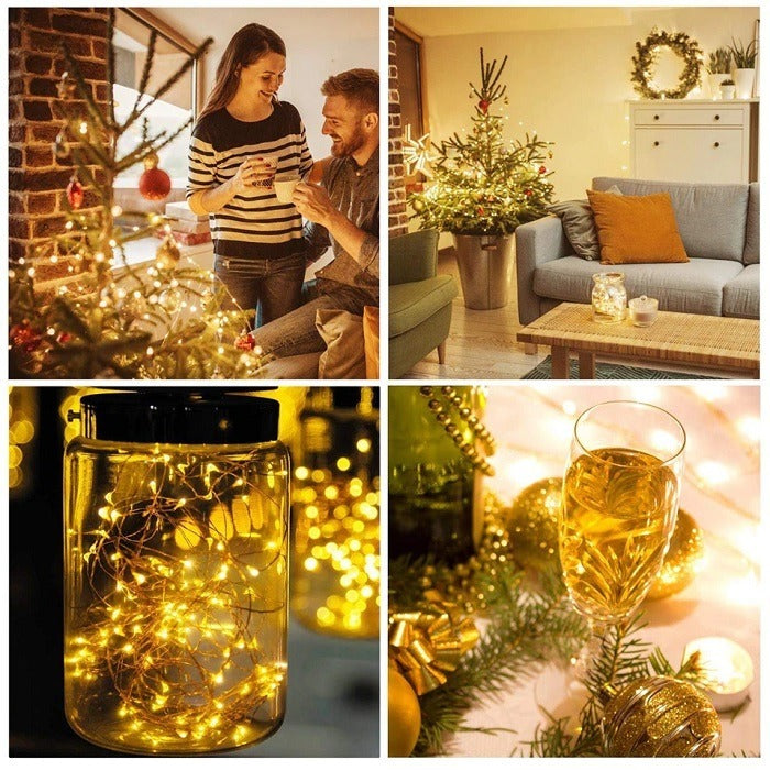3 Pcs LED Bottle Decorating Light, LED Wine Bottle Cork Copper Wire String Lights, 2M Battery Operated for Room, Balcony, Diwali Lights Decor