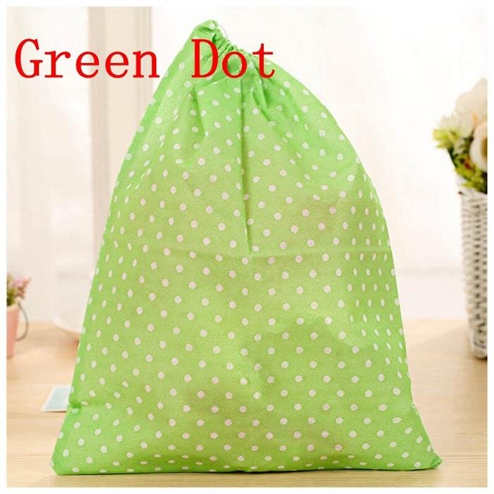 Portable Dust Proof Travel Shoe Bag Random Print - (Pack of 3 Pcs)