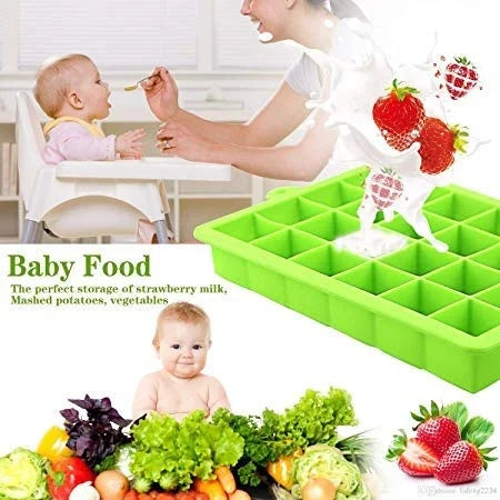 24 Grid Silicone Ice Cube Tray