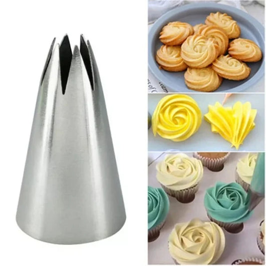 5 Pcs Plastic Cake Nozzle (Same Design)