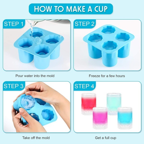 Silicone Shot Glass Ice Mold