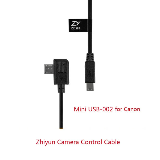 Zhiyun Camera Control Cable Mini USB to Mini USB Cable ZW-Mini-002 for Canon 5D2/5D3 Camera Accesorios