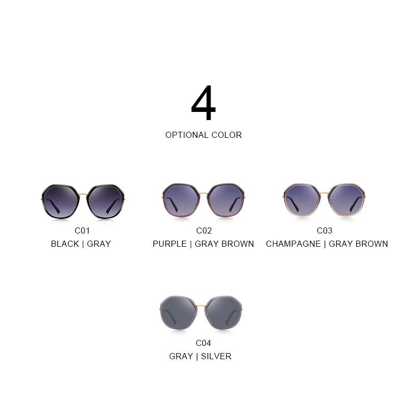 MERRYS DESIGN Women Fashion Polarized Sunglasses Ladies Luxury Brand Trending Gradient Sun glasses UV400 Protection S6136