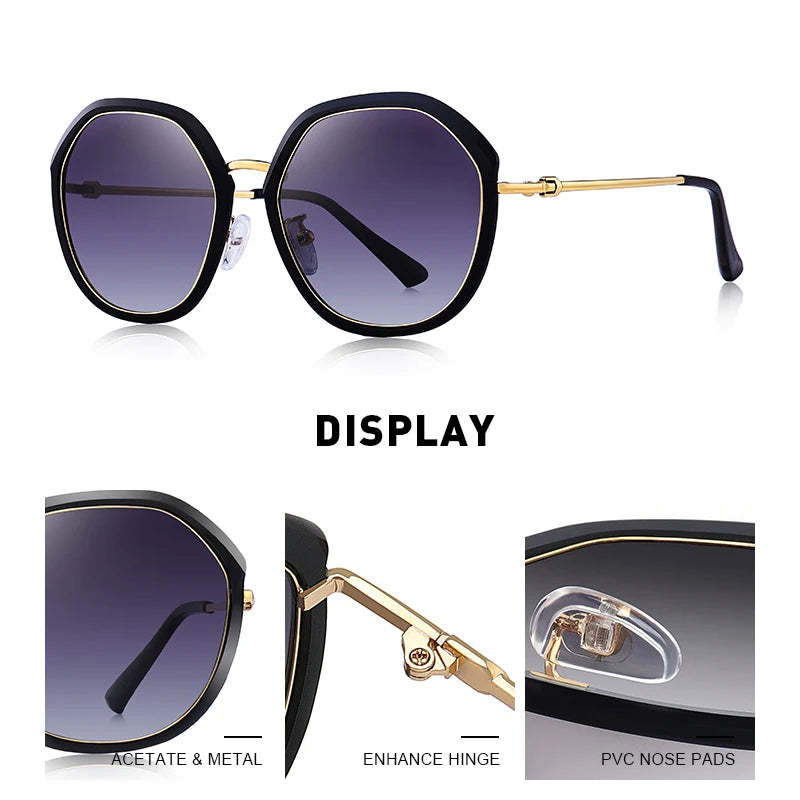 MERRYS DESIGN Women Fashion Polarized Sunglasses Ladies Luxury Brand Trending Gradient Sun glasses UV400 Protection S6136