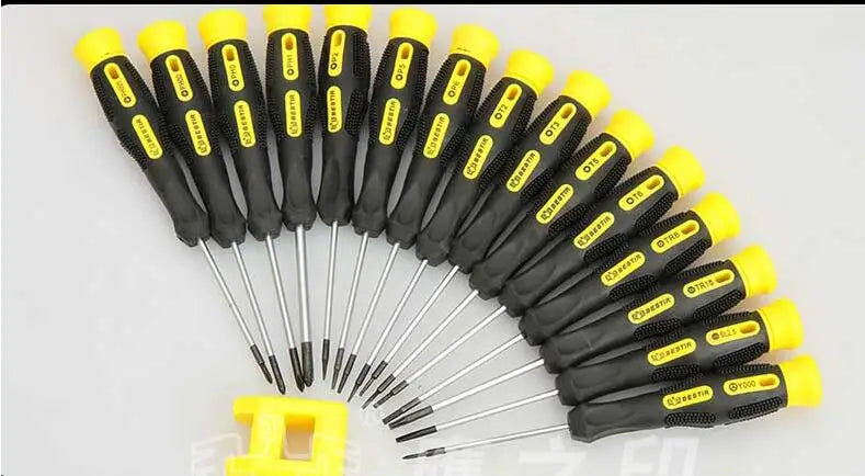 BESTIR taiwan tool CRV steel phone laptop HTC keyboard eyeglasses electric workparts precision repair screw drivers set