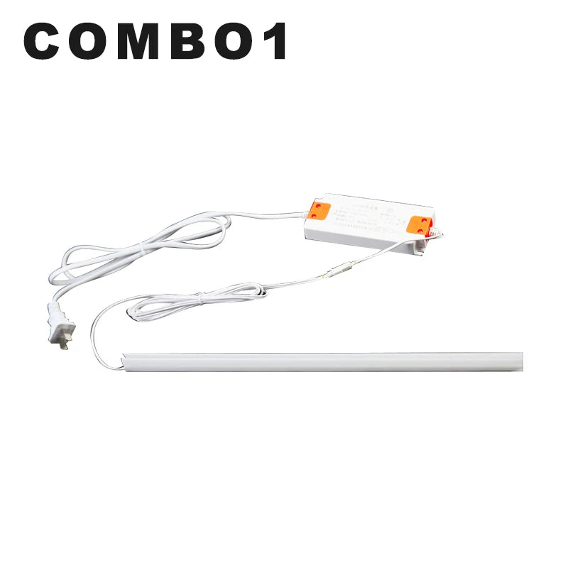 110-240V LED Under Cabinet Light 30cm 40cm 50cm Hand Scan Sensor Glass Splint Lamp LED Aluminum Strip Lights Layer Pate Lamps