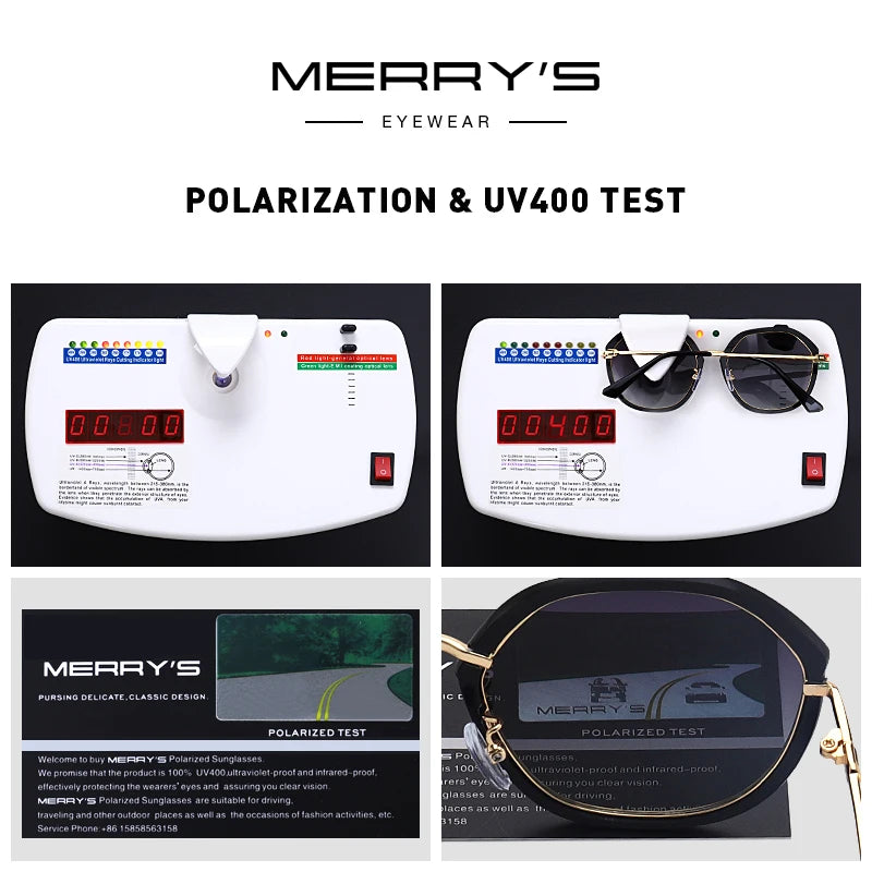 MERRYS DESIGN Women Fashion Polarized Sunglasses Ladies Luxury Brand Trending Gradient Sun glasses UV400 Protection S6136