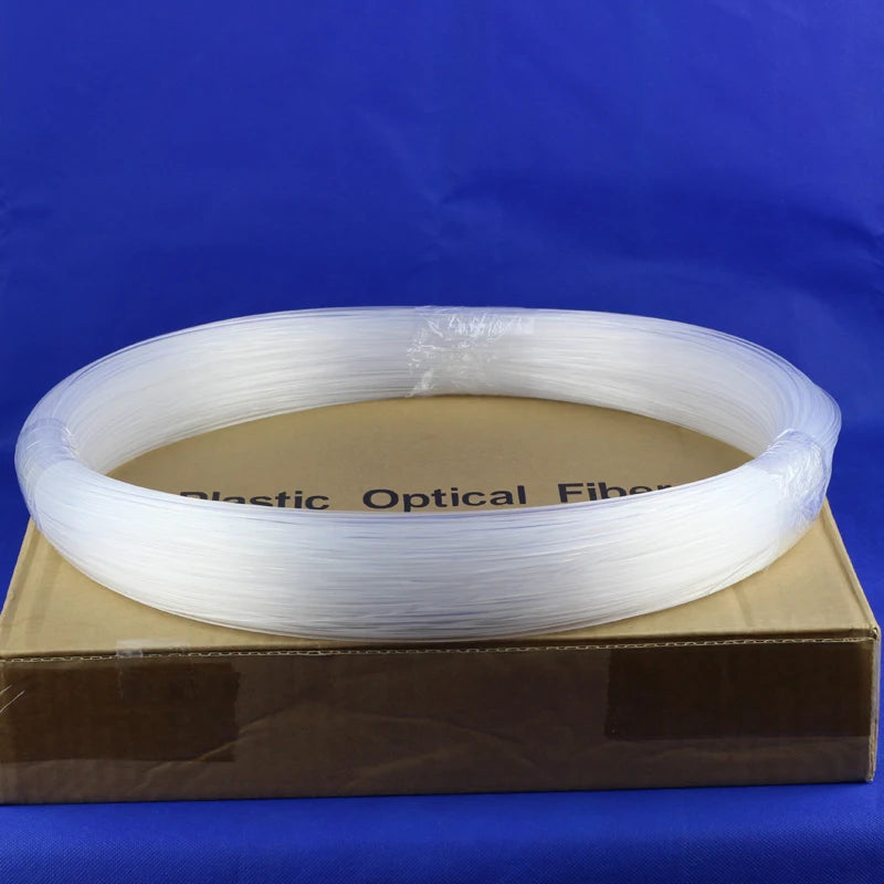 PMMA plastic optical fiber cable whole roll lighting engine driver LED wire in 0.25mm ~3.0mm 100m to 12000m Fibers Lighting