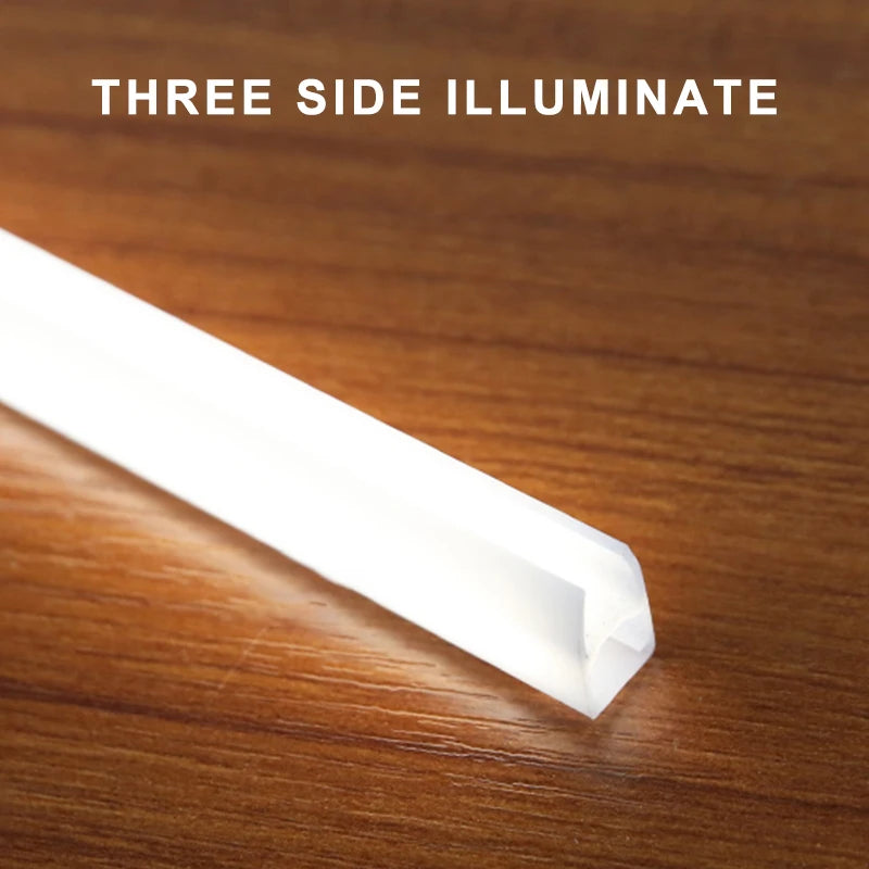 110-240V LED Under Cabinet Light 30cm 40cm 50cm Hand Scan Sensor Glass Splint Lamp LED Aluminum Strip Lights Layer Pate Lamps