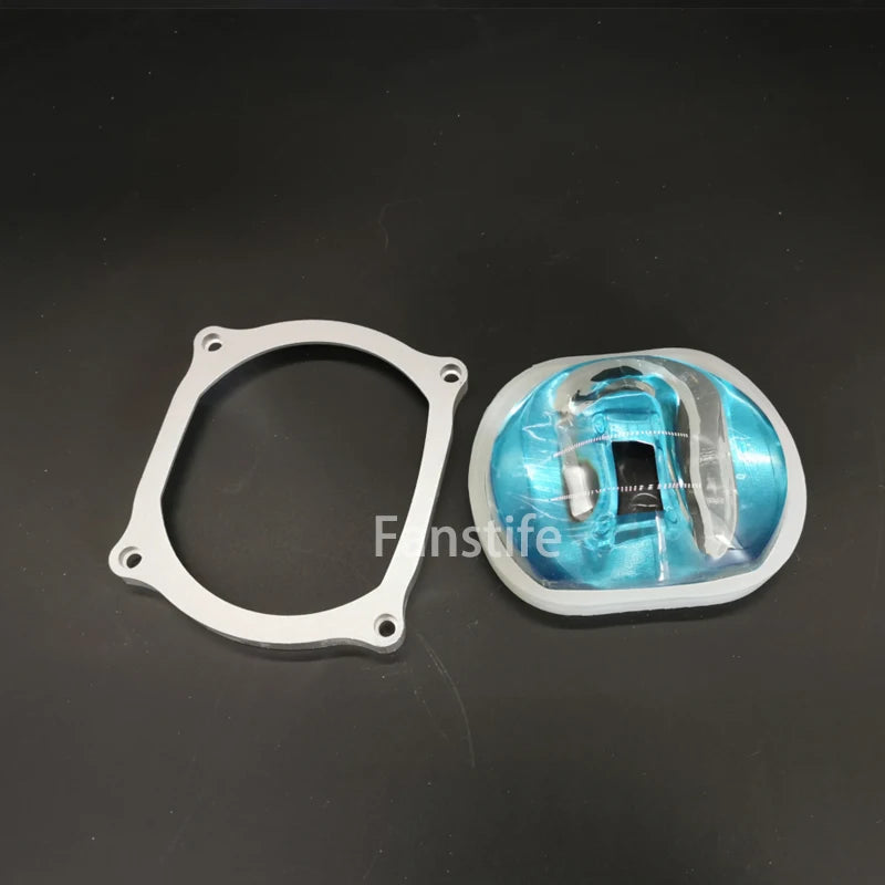 107mm lente de vidro óptico estrada lâmpada led lentes lâmpada rua cob lente óptica 4pcs conjunto iluminação acessórios