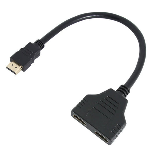 4k divisor hdmi-compatível 1 em 2 para fora 1080p adaptador de cabo 3d para ps4 caixa de tv pc vr display para macbook ar pro base conversor