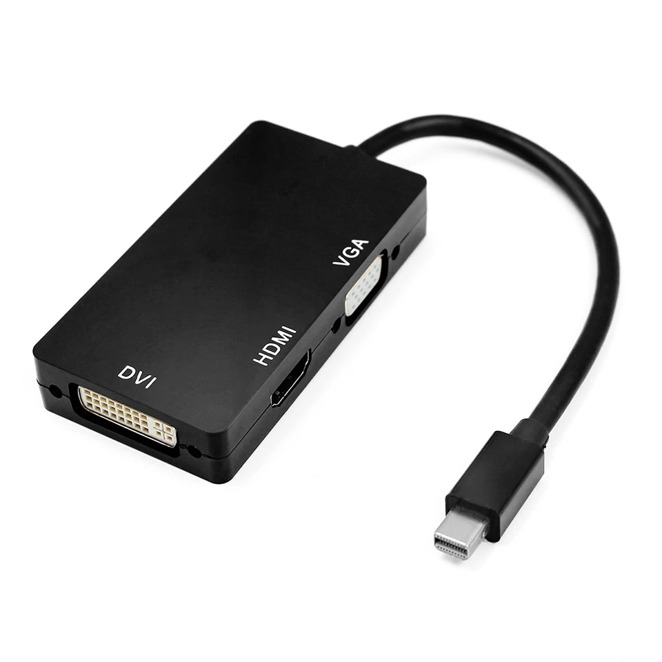 Mini DisplayPort to HDMI VGA DVI Adapter Thunderbolt 2 HDMI Converter Mini DP Cable for Surface Pro 4 Mini DisplayPort