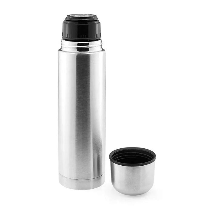 12 Hours Cold Water Guarantee Home Joy Hot & Cold Bullet Style Flask 1000 ml with Bottle Pouch + Free Bottle Brush