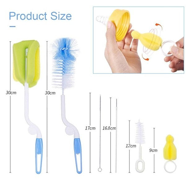Baby Bottle Nipple Cleaning Brush Set