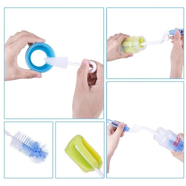 Baby Bottle Nipple Cleaning Brush Set