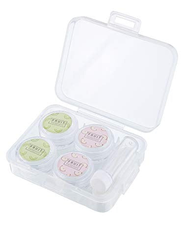 Travel Transparent Contact Lens Case Box, Portable Lens Box for Men and Women